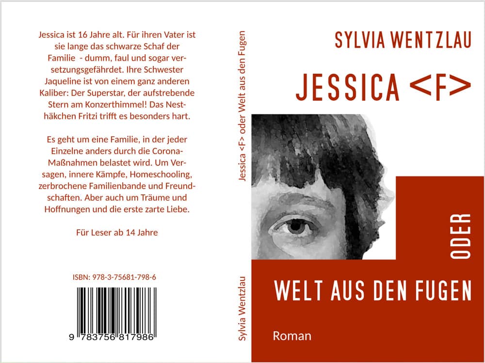 Jugendbuch Jessica F oder Welt aus den Fugen von Sylvia Wentzlau